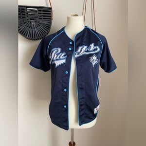TrueFan Genuine Merchandise Baseball Jersey Tampa Bay Rays, Size Medium